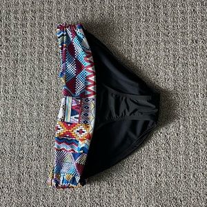 Women’s swim bottoms, size large. Only tried on. New without tags